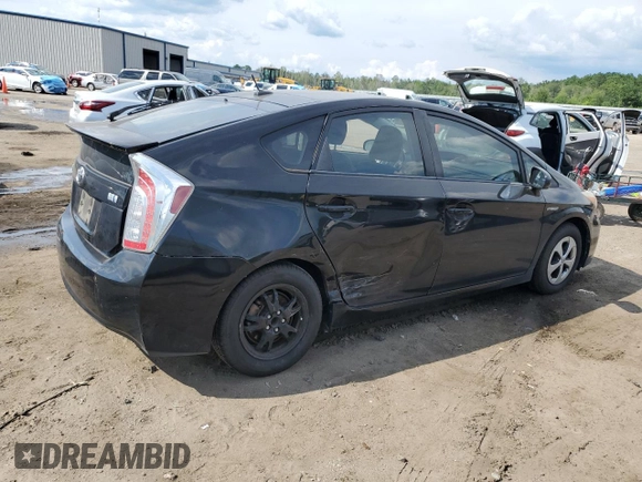 2012 Toyota Prius One with VIN JTDKN3DU7C5474043, listed as a Copart auction lot 62033154 with 136,708 mi miles and Salvage Title. Bid and sale history available at carsss.com. Image 3.