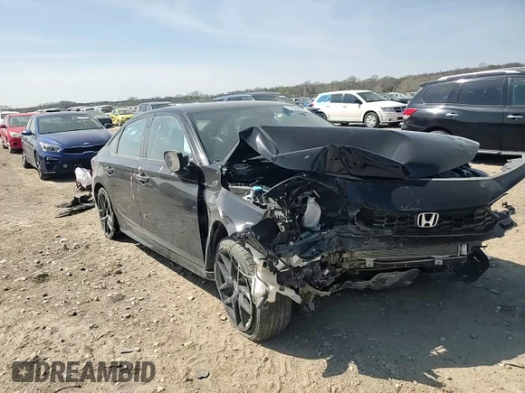 2025 Honda Civic Sport with VIN 2HGFE2F52SH509601, listed as a Copart auction lot 51988145 with 3,577 mi miles and Salvage title. Bid and sale history available at DreamBid. Image 11.