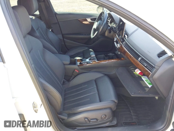 2021 Audi A4 S line Premium with VIN WAUDAAF46MN007457, listed as a IAAI auction lot 42143849 with 43,828 mi miles and . Bid and sale history available at DreamBid. Image 5.