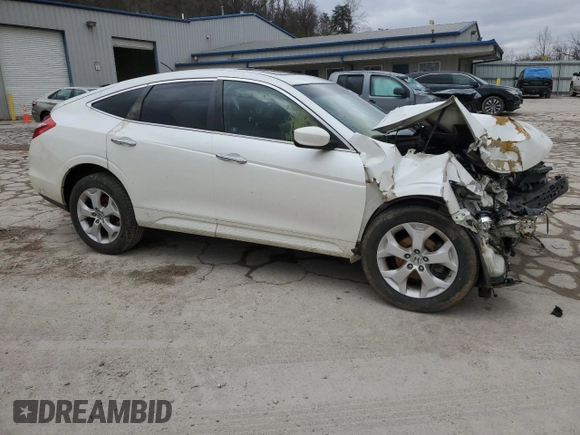 2012 Honda Crosstour EX-L with VIN 5J6TF2H5XCL001080, listed as a Copart auction lot 47047035 with Not Provided miles and Salvage Title. Bid and sale history available at carsss.com. Image 4.