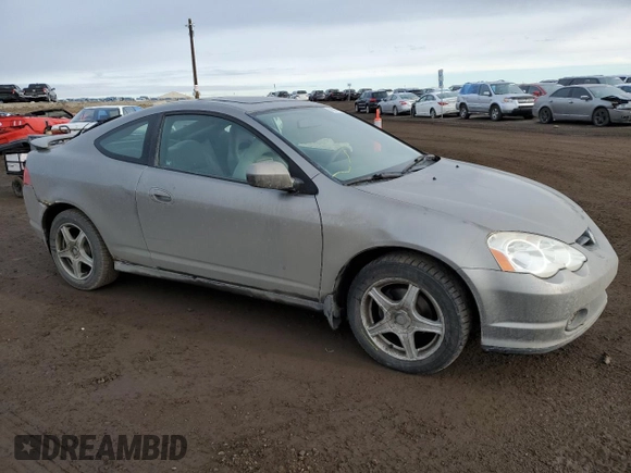 2002 Acura RSX Manual with VIN JH4DC538X2C805852, listed as a Copart auction lot 48005065 with 353,884 mi miles and Salvage title. Bid and sale history available at DreamBid. Image 4.