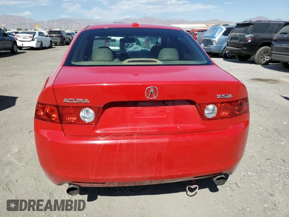 2005 Acura TSX with VIN JH4CL96895C032648, listed as a Copart auction lot 74750104 with 214,905 mi miles and Salvage title. Bid and sale history available at DreamBid. Image 6.