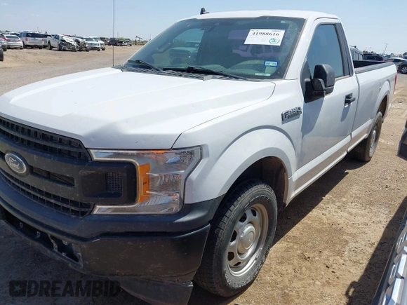 2020 Ford F-150 XL with VIN 1FTMF1CB4LKD16304, listed as a IAAI auction lot 41988616 with 143,493 mi miles and . Bid and sale history available at carsss.com. Image 2.