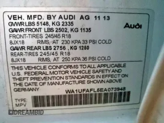 2014 Audi allroad Premium Plus with VIN WA1UFAFL5EA073948, listed as a Copart auction lot 49832405 with 90,437 mi miles and Clean Title. Bid and sale history available at carsss.com. Image 12.