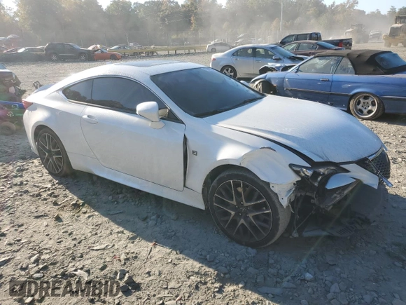2016 Lexus RC 300 F Sport z VIN JTHSM5BC3G5001799, wystawiony jako Copart lot #75019884 z przebiegiem 57 336 mil mil oraz Szkody całkowita. Historia ofert i sprzedaży dostępna na DreamBid. Obrazek 4.