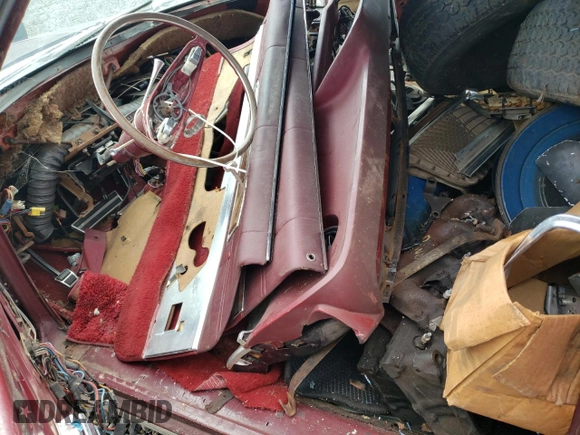 1968 Ford Thunderbird with VIN 8Y84N110921, listed as a Copart auction lot 51260085 with Not Provided miles and Clean Title. Bid and sale history available at DreamBid. Image 7.