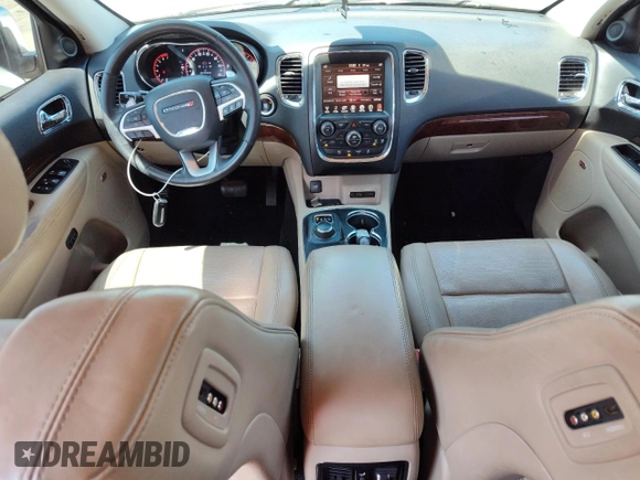 2016 Dodge Durango Citadel Anodized Platinum with VIN 1C4SDJET8GC403562, listed as a Copart auction lot 53485744 with 140,731 mi miles and Salvage title. Bid and sale history available at DreamBid. Image 8.