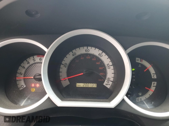 2015 Toyota Tacoma PreRunner with VIN 3TMKU4HN8FM046637, listed as a Copart auction lot 44077295 with 200,737 mi miles and Salvage title. Bid and sale history available at DreamBid. Image 9.