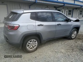 2018 Jeep Compass Sport с VIN 3C4NJCAB3JT226722, выставлен на аукционе Copart как лот 59609515 с пробегом 115 494 миль миль и Списание • Salvage title. История ставок и продаж доступна на DreamBid. Изображение 3.