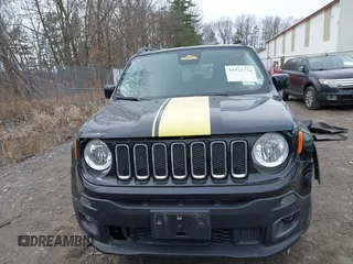 2017 Jeep Renegade Latitude with VIN ZACCJBBB5HPE89005, listed as a IAAI auction lot 41922774 with 110,068 mi miles. Bid and sale history available at carsss.com. Image 12.
