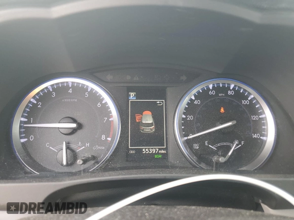 2019 Toyota Highlander SE with VIN 5TDJZRFH5KS917107, listed as a Copart auction lot 60798935 with 55,397 mi miles and Salvage title. Bid and sale history available at DreamBid. Image 9.