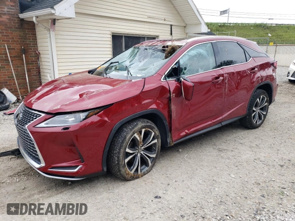 2022 Lexus RX with VIN 2T2HZMDA3NC331425, listed as a Copart auction lot 66683604 with 26,743 mi miles and Salvage Title. Bid and sale history available at carsss.com. Image 1.