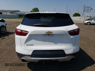 2020 Chevrolet Blazer LT with VIN 3GNKBCR42LS712590, listed as a Copart auction lot 60539095 with 43,309 mi miles and Salvage title. Bid and sale history available at DreamBid. Image 6.