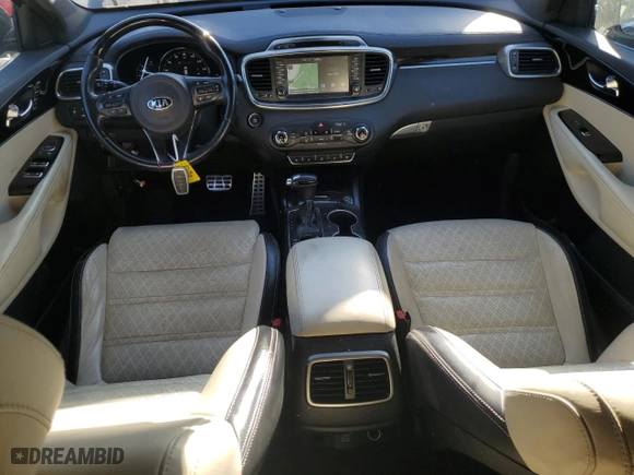 2017 Kia Sorento SX V6 with VIN 5XYPKDA56HG282936, listed as a Copart auction lot 44044305 with 110,569 mi miles and Salvage Title. Bid and sale history available at carsss.com. Image 8.