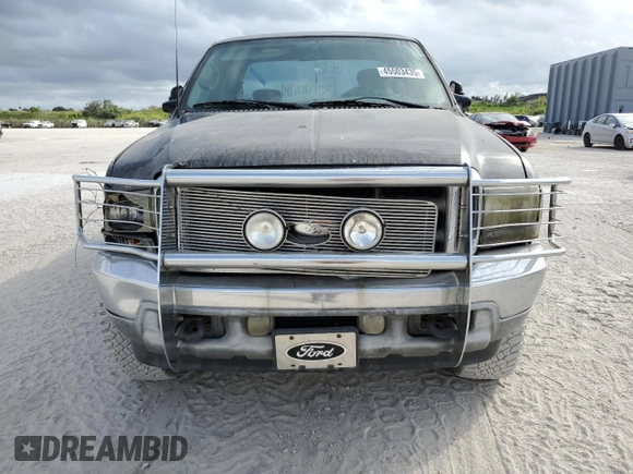 2001 Ford Super Duty F-250 XL with VIN 1FTNX21L91EC07772, listed as a Copart auction lot 45503435 with 0 mi miles and Salvage Title. Bid and sale history available at carsss.com. Image 5.