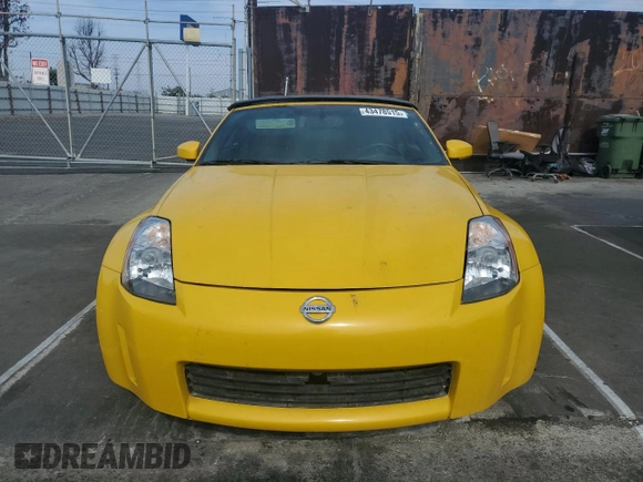 2005 Nissan 350Z Touring with VIN JN1AZ36A25M759523, listed as a Copart auction lot 43478515 with 140,771 mi miles and Salvage Title. Bid and sale history available at carsss.com. Image 5.