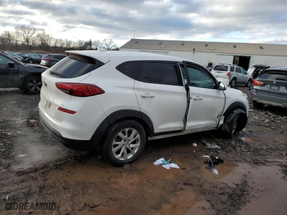 2019 Hyundai Tucson SE with VIN KM8J2CA48KU980022, listed as a Copart auction lot 89057495 with 36,813 mi miles and Salvage Title. Bid and sale history available at carsss.com. Image 3.