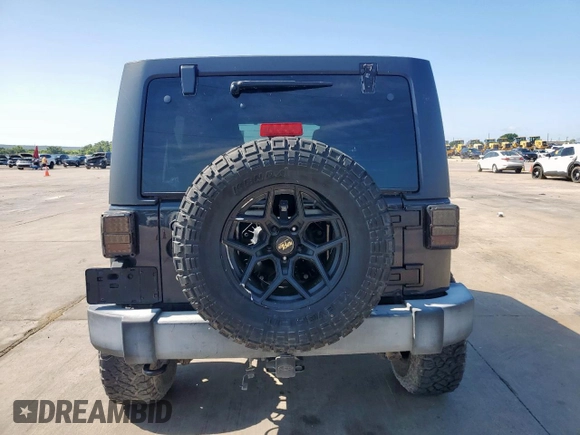 2017 Jeep Wrangler Unlimited Sport with VIN 1C4BJWDG7HL607071, listed as a Copart auction lot 63699585 with Not provided miles and Salvage title. Bid and sale history available at DreamBid. Image 6.