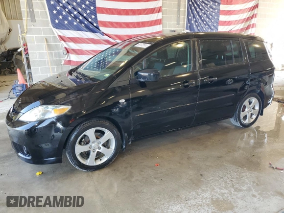 2007 Mazda 5 Sport with VIN JM1CR293870138942, listed as a Copart auction lot 65172514 with 216,958 mi miles and Salvage Title. Bid and sale history available at DreamBid. Image 1.