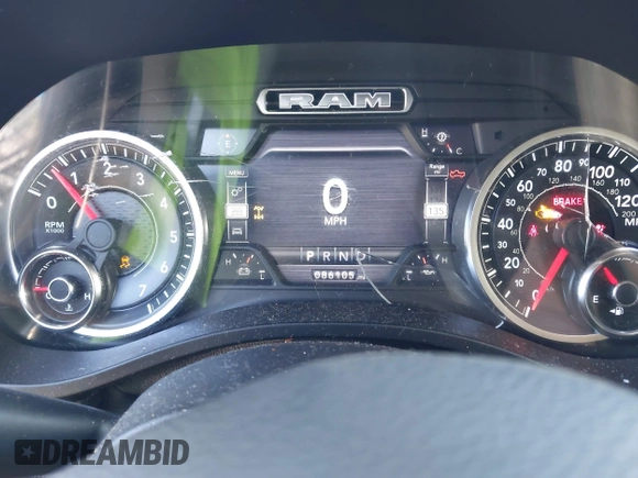 2019 Ram 1500 Big Horn/Lone Star with VIN 1C6SRFFTXKN681543, listed as a IAAI auction lot 41892943 with 86,105 mi miles. Bid and sale history available at carsss.com. Image 7.