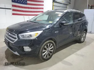 2018 Ford Escape Titanium z VIN 1FMCU9J98JUC72689, wystawiony jako Copart lot #53739255 z przebiegiem 102 316 mil mil oraz Szkoda całkowita • Salvage title. Historia ofert i sprzedaży dostępna na DreamBid. Obrazek 1.