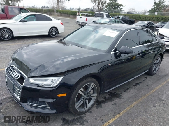 2017 Audi A4 Premium Plus with VIN WAULNAF41HN057768, listed as a IAAI auction lot 41483770 with 81,049 mi miles. Bid and sale history available at carsss.com. Image 17.