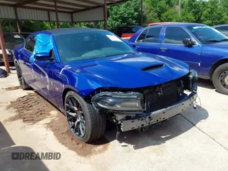 2019 Dodge Charger Scat Pack with VIN 2C3CDXGJ8KH588905, listed as a IAAI auction lot 42211811 with 50,298 mi miles and . Bid and sale history available at carsss.com. Image 1.