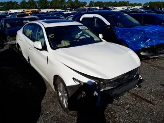 2014 Infiniti Q50 with VIN JN1BV7AR2EM691213, listed as a Copart auction lot 50857185 with 91,924 mi miles and Non Repairable. Bid and sale history available at carsss.com. Image 1.