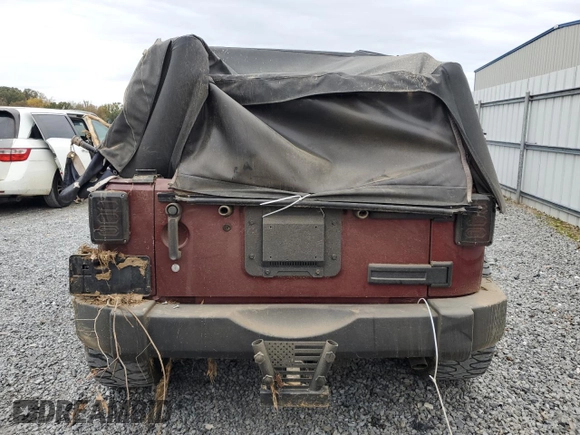 2008 Jeep Wrangler Rubicon with VIN 1J4GA64118L537031, listed as a Copart auction lot 78705164 with Not provided miles and Salvage title. Bid and sale history available at DreamBid. Image 6.