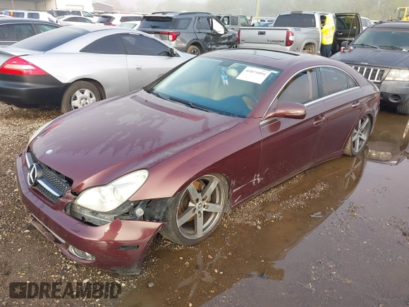2009 Mercedes-Benz CLS 550 with VIN WDDDJ72X49A146979, listed as a IAAI auction lot 41871094 with 143,458 mi miles and . Bid and sale history available at DreamBid. Image 2.