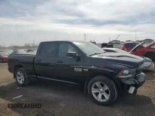 2013 Ram 1500 Sport with VIN 1C6RR7UT9DS710185, listed as a Copart auction lot 49458815 with 171,823 mi miles and Salvage title. Bid and sale history available at DreamBid. Image 4.