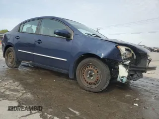 2012 Nissan Sentra S with VIN 3N1AB6AP3CL665689, listed as a Copart auction lot 53445155 with Not Provided miles and Salvage Title. Bid and sale history available at DreamBid. Image 4.