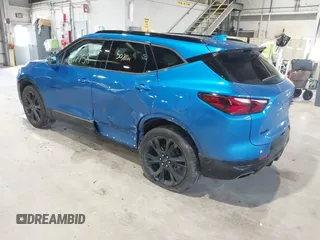 2020 Chevrolet Blazer RS z VIN 3GNKBERS4LS630614, wystawiony jako IAAI lot #41977758 z przebiegiem 50 811 mil mil oraz . Historia ofert i sprzedaży dostępna na DreamBid. Obrazek 3.