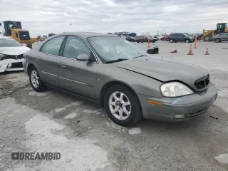 2001 Mercury Sable LS Premium with VIN 1MEFM55S81A608056, listed as a Copart auction lot 45936415 with 123,549 mi miles and Salvage Title. Bid and sale history available at DreamBid. Image 4.