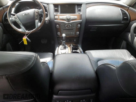 2011 Infiniti QX56 7-passenger with VIN JN8AZ2NE8B9005573, listed as a Copart auction lot 53086155 with 166,571 mi miles and Clean Title. Bid and sale history available at carsss.com. Image 8.