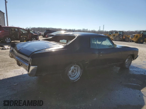 1972 Chevrolet Monte Carlo z VIN 1H57J2B699428, wystawiony jako Copart lot #88454495 z przebiegiem 9479 mil mil oraz Szkody całkowita. Historia ofert i sprzedaży dostępna na DreamBid. Obrazek 3.