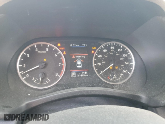 2022 Nissan Sentra S z VIN 3N1AB8BV9NY252853, wystawiony jako Copart lot #49887135 z przebiegiem 41 649 mil mil oraz Szkoda całkowita • Salvage title. Historia ofert i sprzedaży dostępna na DreamBid. Obrazek 9.