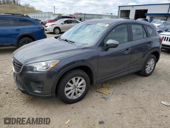 2016 Mazda CX-5 Sport with VIN JM3KE2BE8G0617663, listed as a Copart auction lot 54538385 with 202,806 mi miles and Non Repairable. Bid and sale history available at carsss.com. Image 1.