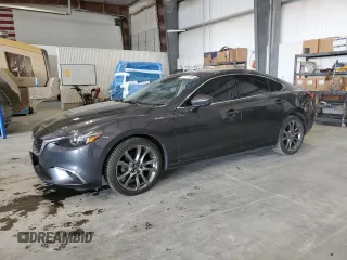 2016 Mazda Mazda6 i Grand Touring with VIN JM1GJ1W56G1441690, listed as a Copart auction lot 51283825 with 82,707 mi miles and Salvage Title. Bid and sale history available at carsss.com. Image 1.