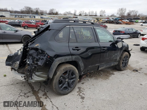 2023 Toyota RAV4 Adventure with VIN 2T3J1RFV6PW338761, listed as a Copart auction lot 47872415 with 0 mi miles and Salvage Title. Bid and sale history available at carsss.com. Image 3.