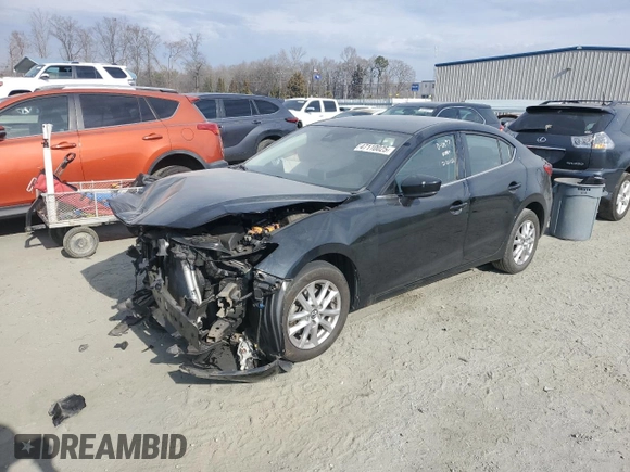 2018 Mazda 3 Sport with VIN 3MZBN1U77JM212994, listed as a Copart auction lot 47110025 with 77,518 mi miles and Salvage Title. Bid and sale history available at DreamBid. Image 1.