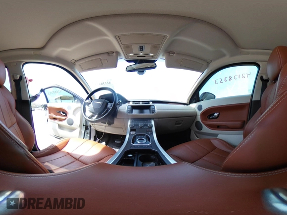2015 Land Rover Range Rover Evoque Prestige with VIN SALVV2BG4FH076675, listed as a IAAI auction lot 42138353 with 99,751 mi miles and . Bid and sale history available at DreamBid. Image 18.