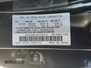 2021 Mazda CX-3 Sport with VIN JM1DKDB74M1503916, listed as a Copart auction lot 52999295 with 11,567 mi miles and Salvage Title. Bid and sale history available at DreamBid. Image 13.