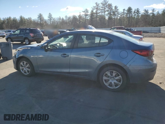 2015 Mazda 3 i SV with VIN JM1BM1T70F1228921, listed as a Copart auction lot 80204274 with 165,845 mi miles and Salvage Title. Bid and sale history available at DreamBid. Image 2.