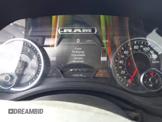 2020 Ram 1500 Big Horn with VIN 1C6SRFFT5LN162191, listed as a IAAI auction lot 42189615 with 104,130 mi miles and . Bid and sale history available at DreamBid. Image 7.