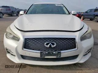 2014 Infiniti Q50 Premium with VIN JN1BV7AP6EM676258, listed as a Copart auction lot 63979615 with 191,948 mi miles and Salvage title. Bid and sale history available at DreamBid. Image 5.
