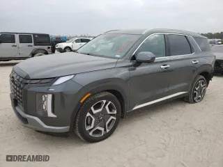 2023 Hyundai Palisade SEL with VIN KM8R44GE4PU611927, listed as a Copart auction lot 49252025 with 24,766 mi miles and Salvage Title. Bid and sale history available at carsss.com. Image 1.