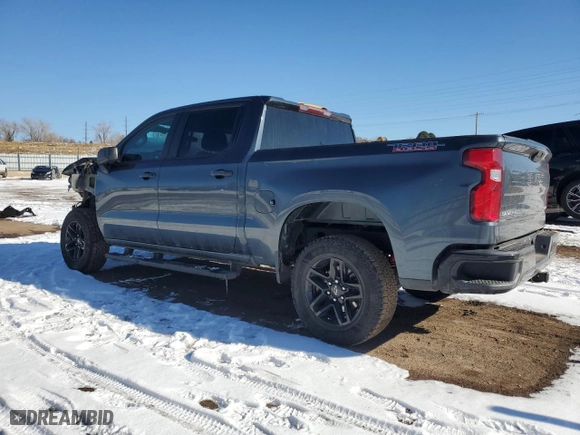 2019 Chevrolet Silverado 1500 Custom Trail Boss with VIN 3GCPYCEH1KG137566, listed as a Copart auction lot 42685375 with 81,090 mi miles and Salvage Title. Bid and sale history available at carsss.com. Image 2.