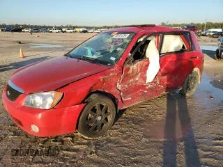 2006 Kia Spectra with VIN KNAFE161065243589, listed as a Copart auction lot 86101294 with 0 mi miles and Salvage Title. Bid and sale history available at carsss.com. Image 1.