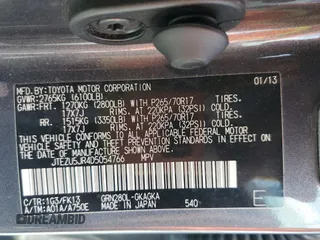2013 Toyota 4Runner SR5 with VIN JTEZU5JR4D5054766, listed as a Copart auction lot 54129795 with Not Provided miles and Non Repairable. Bid and sale history available at DreamBid. Image 13.